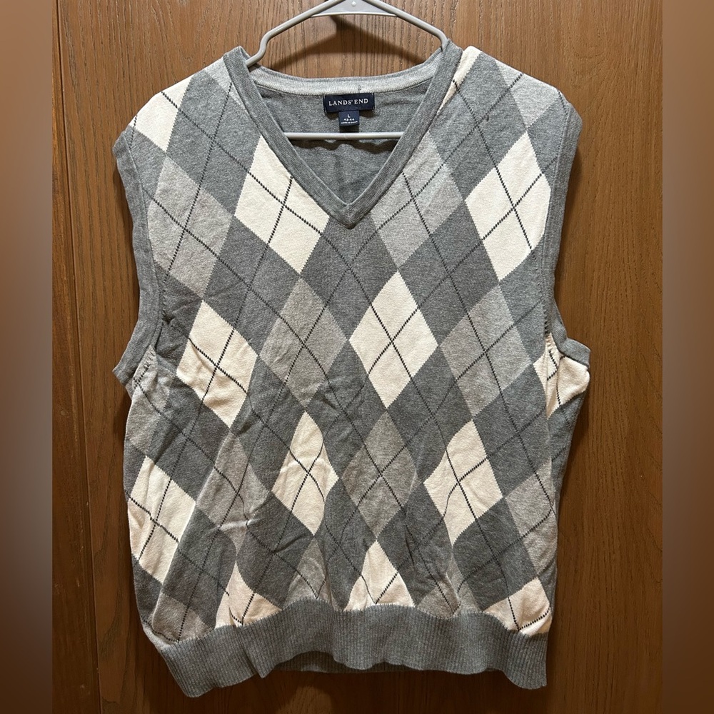Lands End sweater vest